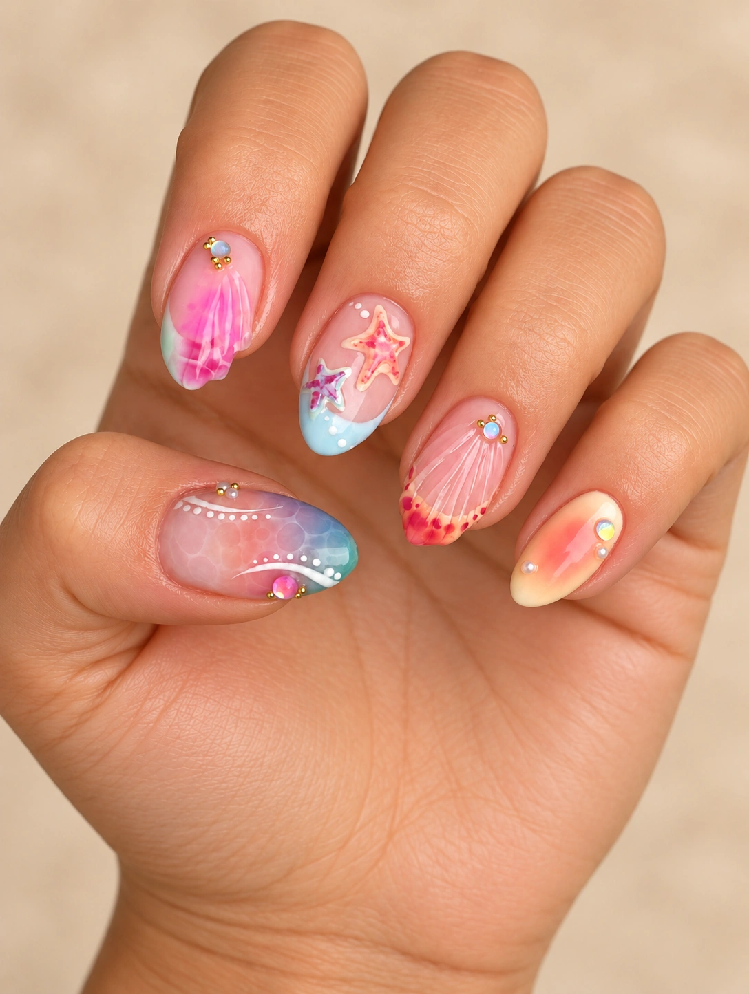 Ocean Dream nail design